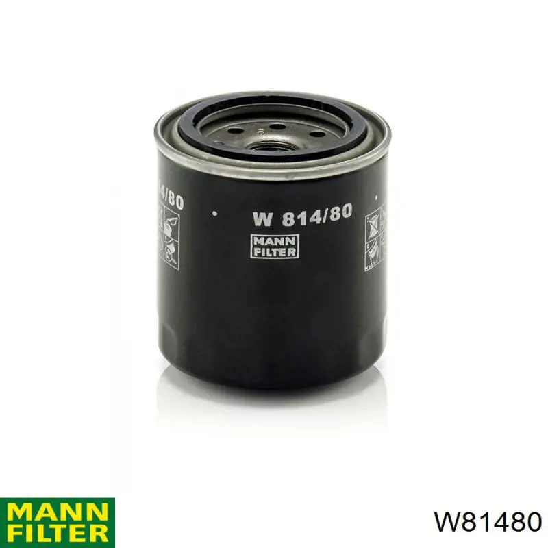 W81480 Mann-Filter filtro de aceite