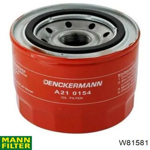 Filtro de aceite Mann-Filter W81581 precio, desde 6,02 EUR