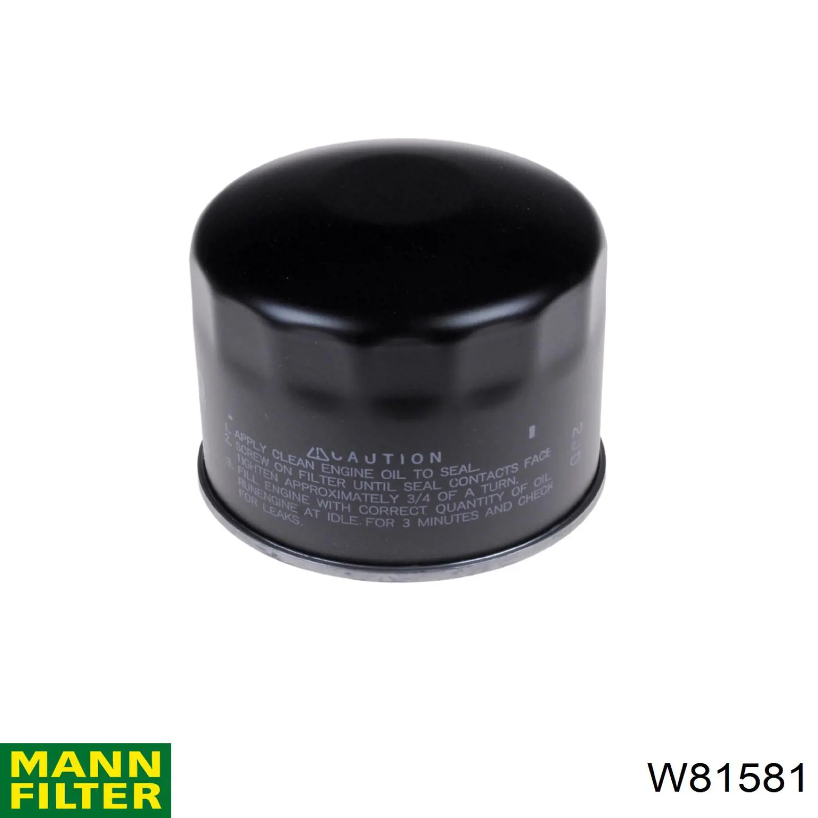 W81581 Mann-Filter filtro de aceite