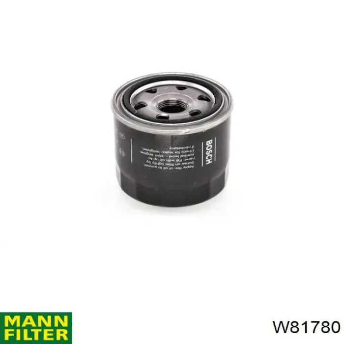 W81780 Mann-Filter filtro de aceite