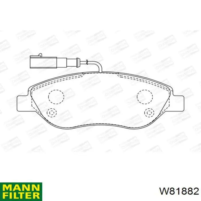 W81882 Mann-Filter filtro de aceite