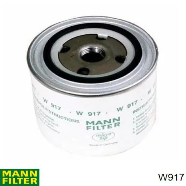 W917 Mann-Filter filtro de aceite