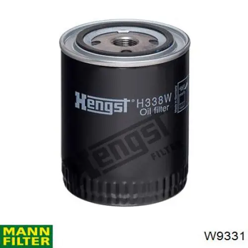 W9331 Mann-Filter filtro de aceite