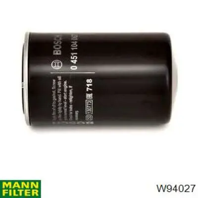 Filtro de aceite Mann-Filter W94027 precio, desde 6,33 EUR