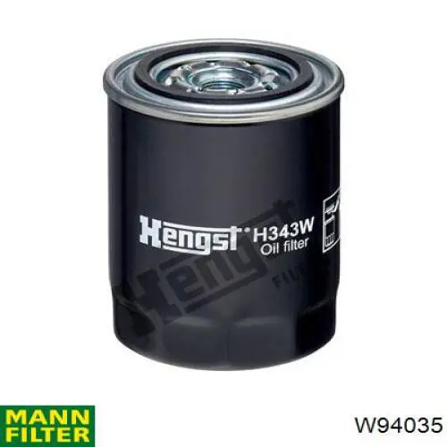 W94035 Mann-Filter filtro de aceite