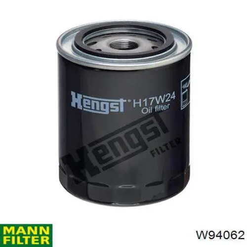 W94062 Mann-Filter filtro de aceite