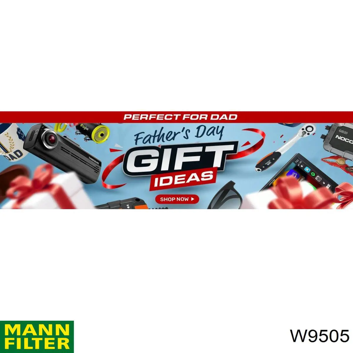 W9505 Mann-Filter Filtro aceite