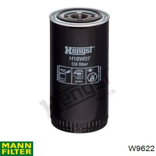 Filtro de aceite Mann-Filter W9622 precio, desde 8,39 EUR