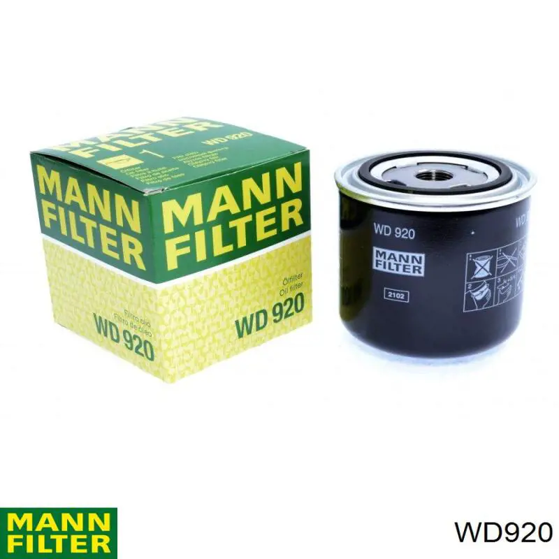 WD920 Mann-Filter filtro hidráulico