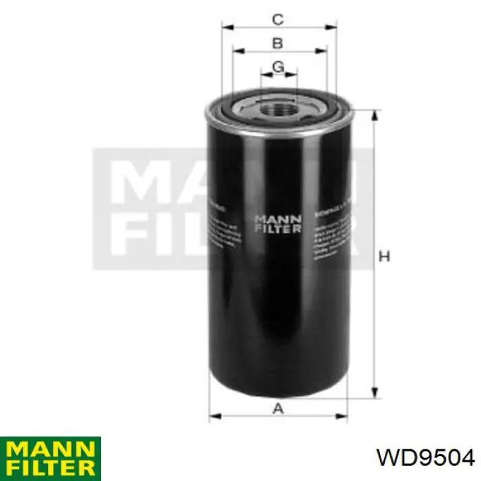 Comprar WD9504 Mann-Filter Filtro de transmisión automática