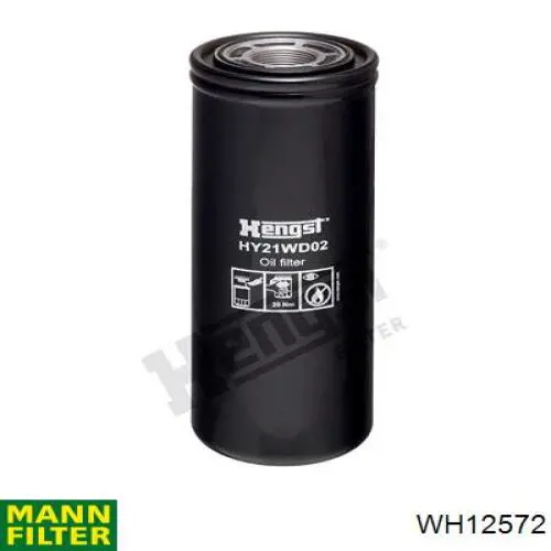 WH12572 Mann-Filter filtro hidráulico