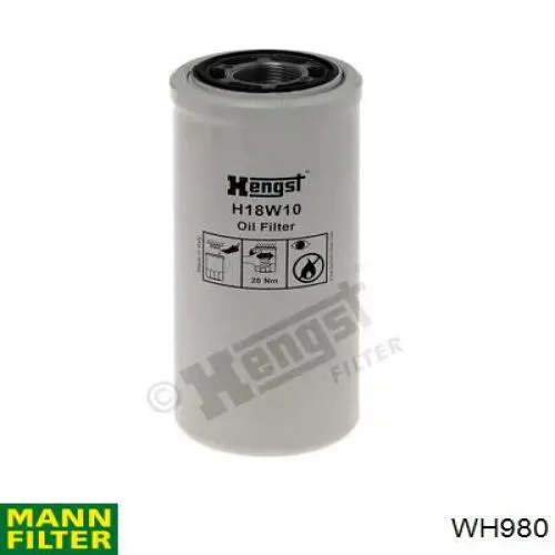 Comprar WH980 Mann-Filter Filtro del sistema hidráulico