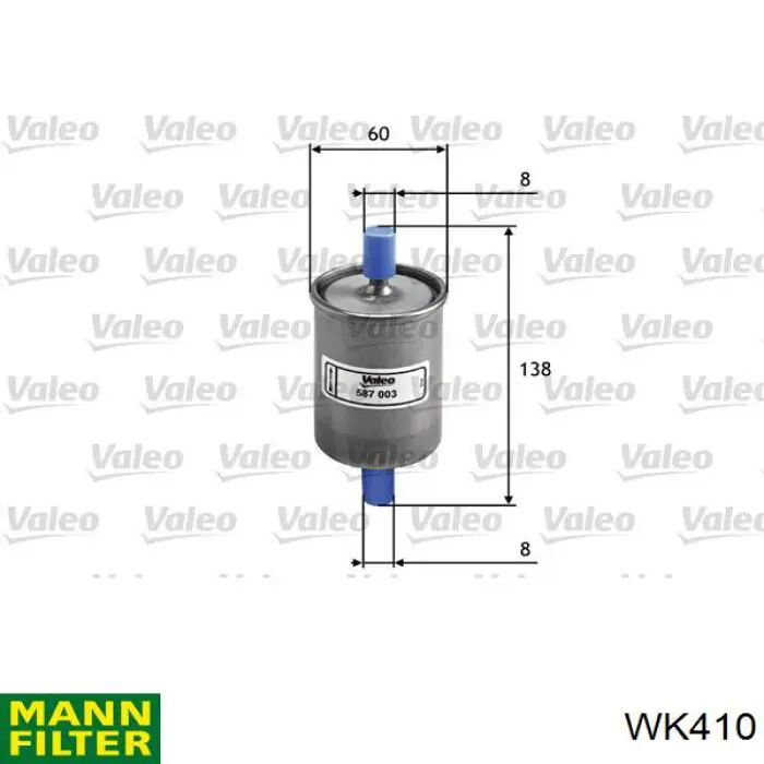 25121974 Opel Filtro de gasolina