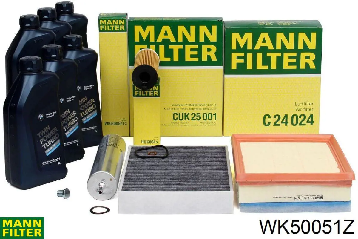 WK50051Z Mann-Filter filtro combustible