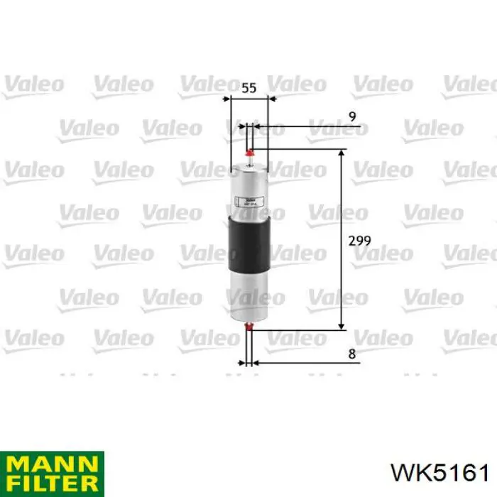WK5161 Mann-Filter filtro combustible