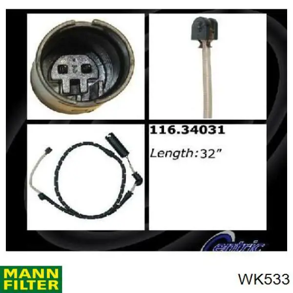 Filtro combustible Mann-Filter WK533 precio, desde 26,41 EUR