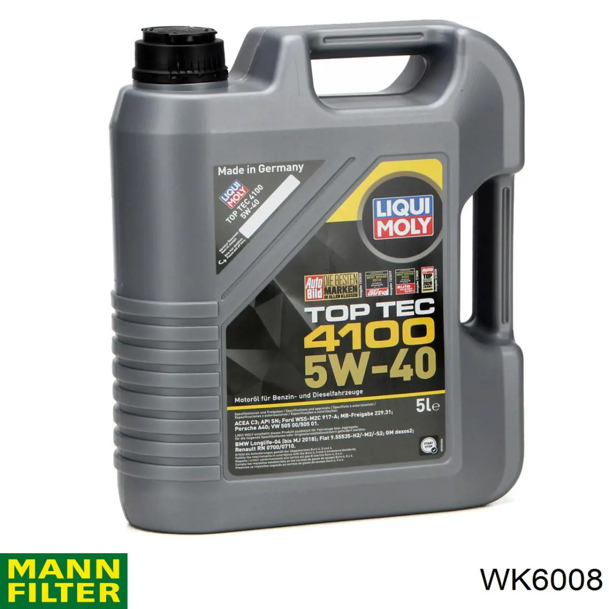 WK6008 Mann-Filter Filtro de gasolina