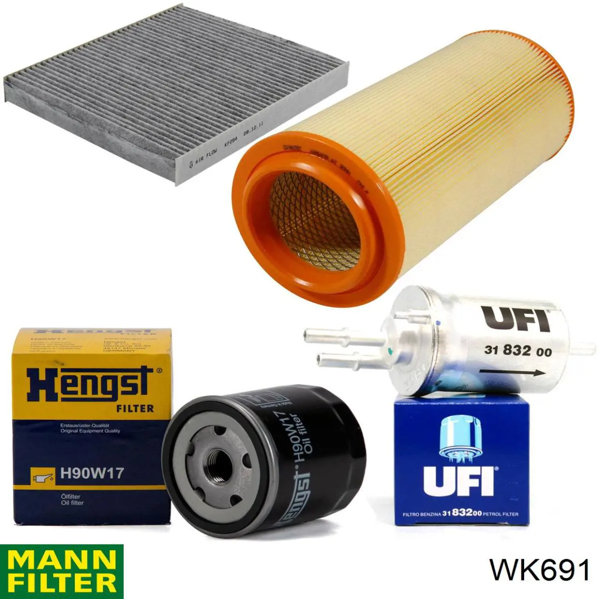 Comprar WK691 Mann-Filter Filtro diesel
