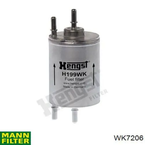 WK7206 Mann-Filter filtro combustible