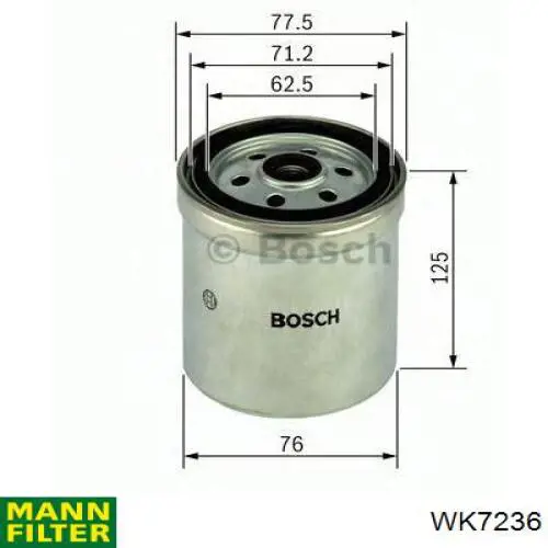 Filtro de gasoil NGK 7237