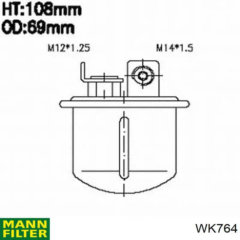 Filtro combustible Honda 16010SM4K51 precio, desde 16,00 EUR