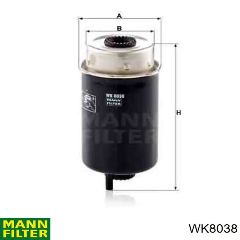 2446400 UFI Filtro de gasolina