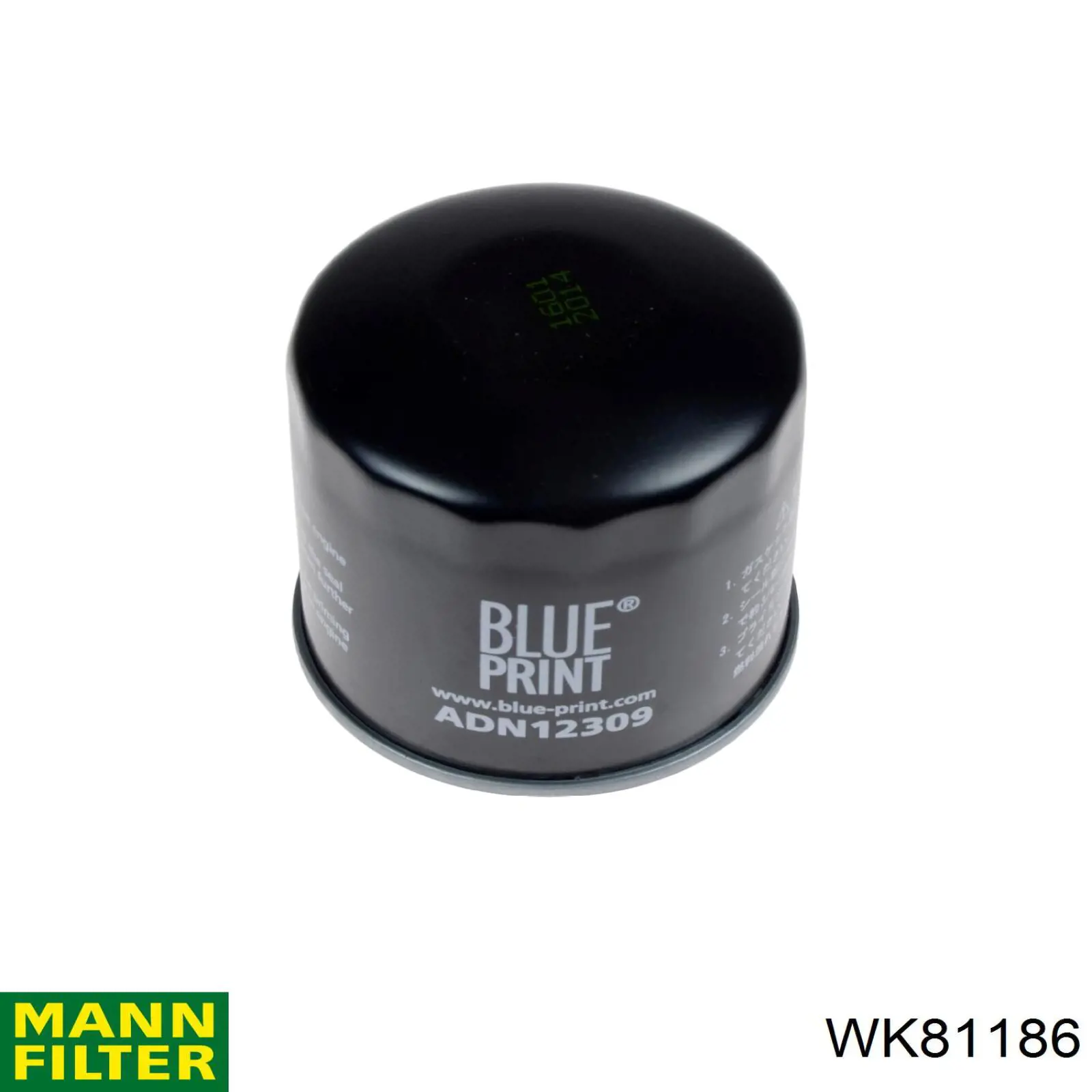 WK81186 Mann-Filter filtro de combustible