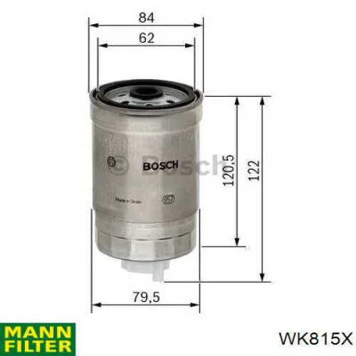 Filtro combustible Mitsubishi Lancer 4 C6A, C7A
