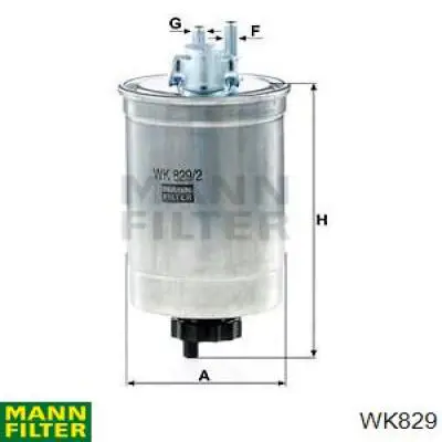 Filtro de gasoil Mann-Filter WK829