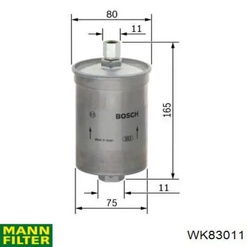 Filtro combustible Mann-Filter WK83011 precio, desde 70,76 EUR