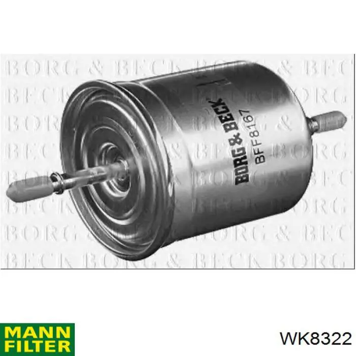 WK8322 Mann-Filter filtro combustible