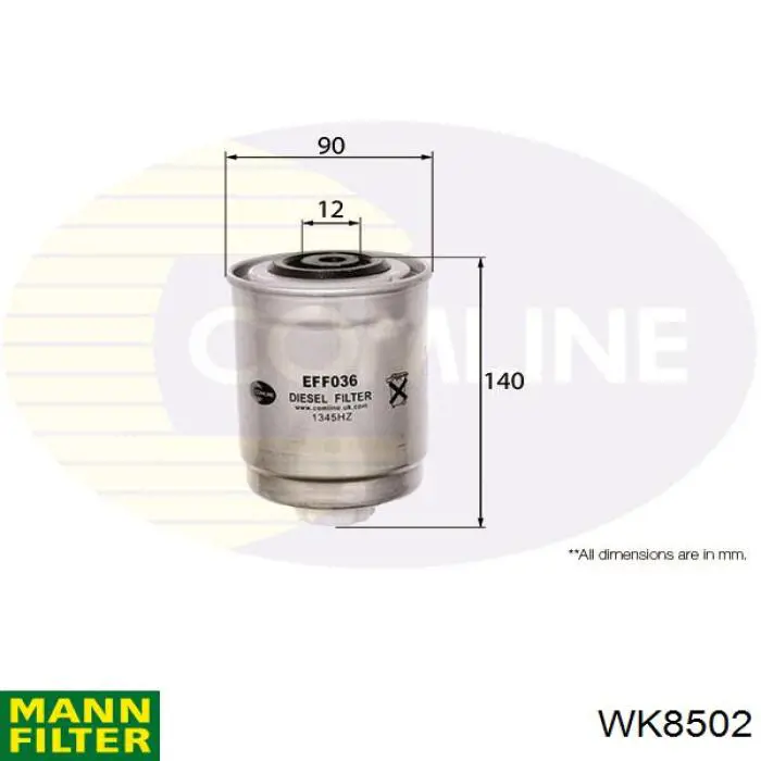 WK8502 Mann-Filter filtro combustible
