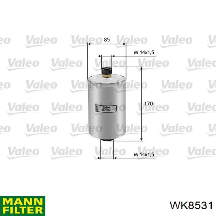 0450905066 VAG Filtro de gasolina