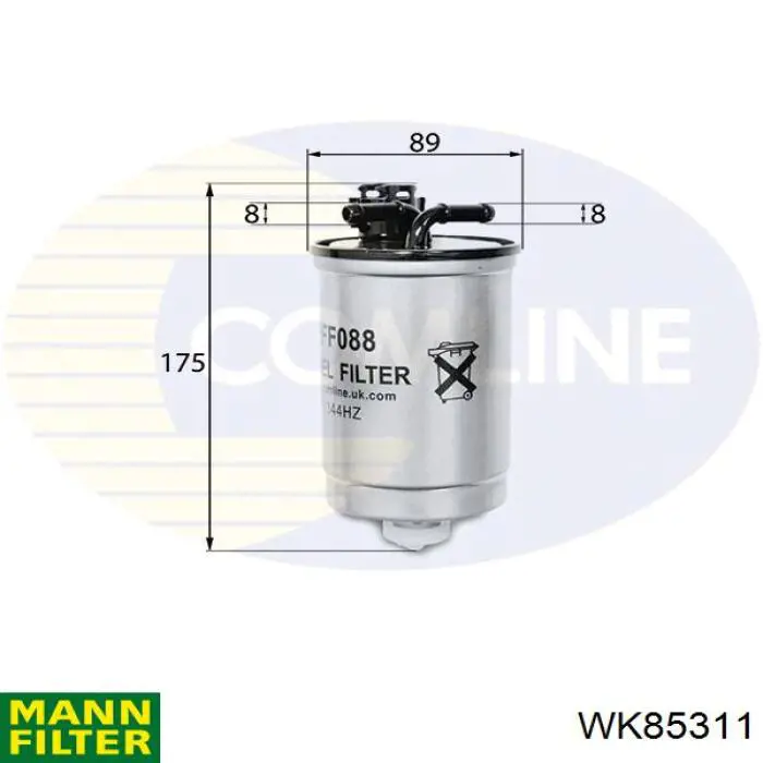 Comprar WK85311 Mann-Filter Filtro diesel
