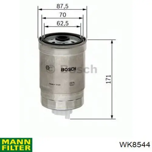 WK8544 Mann-Filter filtro combustible