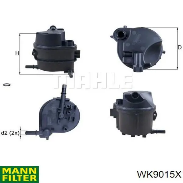 WK9015X Mann-Filter Filtro de gasolina