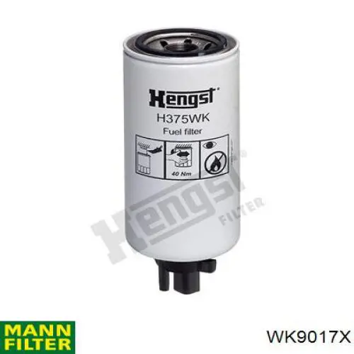 WK9017X Mann-Filter filtro de combustible