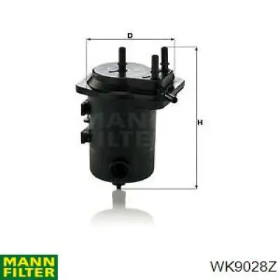WK 9028 Z Mann-Filter filtro de combustible