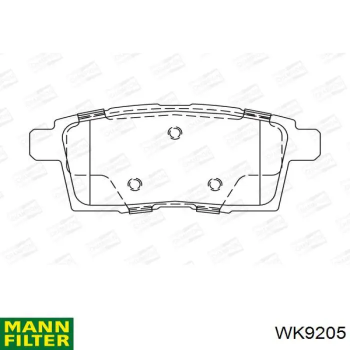 Filtro de combustible WK9205 Mann-Filter