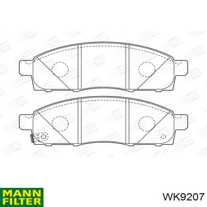 Filtro de gasoil Mann-Filter WK9207