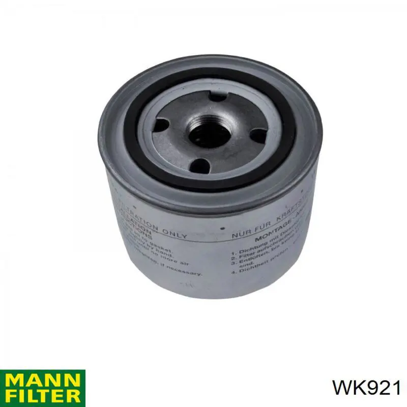 WK921 Mann-Filter filtro combustible