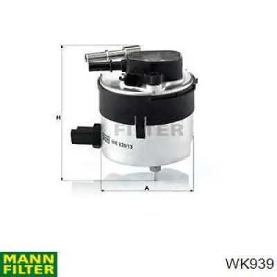 Comprar WK939 Mann-Filter Filtro diesel