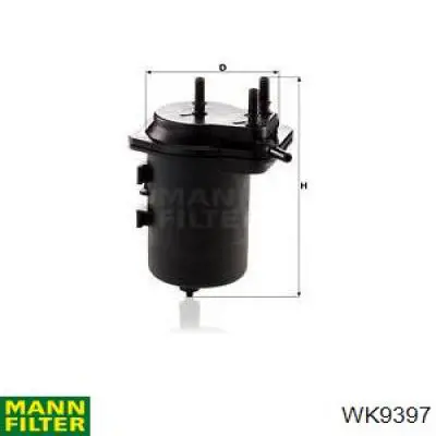WK9397 Mann-Filter Filtro de gasolina