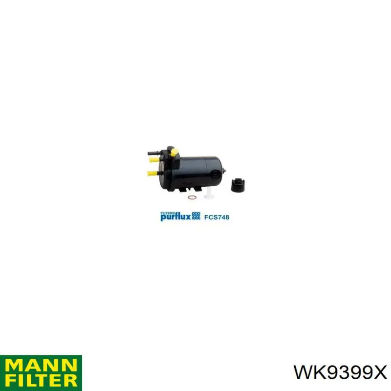 Filtro combustible Mann-Filter WK9399X precio, desde 25,45 EUR