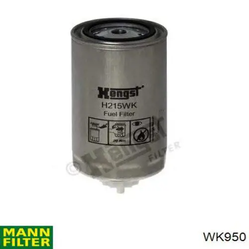 WK950 Mann-Filter filtro de combustible