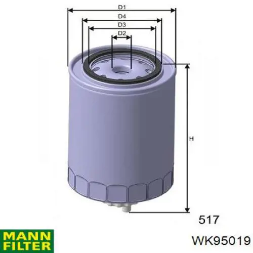 Comprar SFC2203 Sakura Filtro diesel