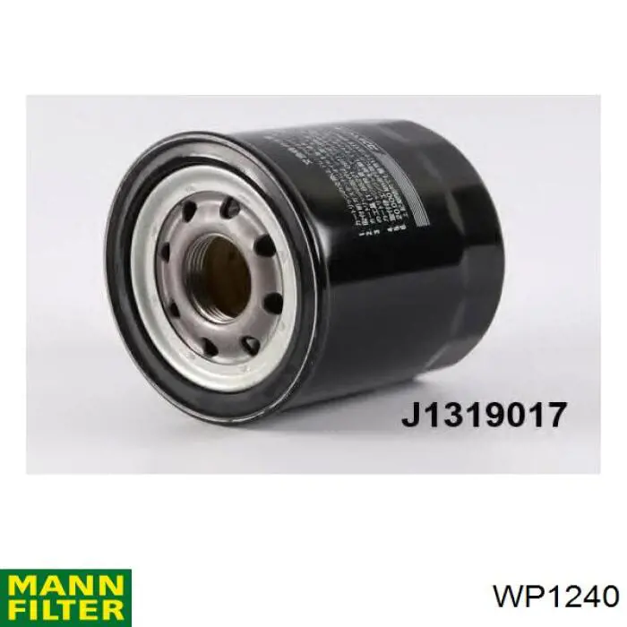 WP1240 Mann-Filter filtro de aceite