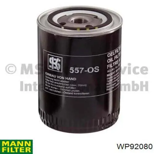Comprar WP92080 Mann-Filter Filtros de aceite