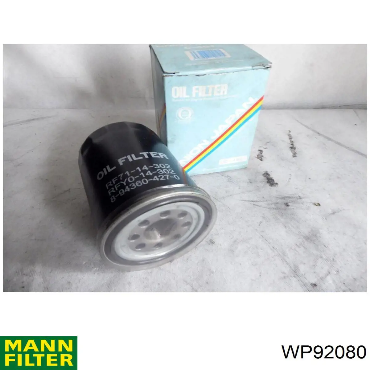 Filtro de aceite motor Mann-Filter WP92080