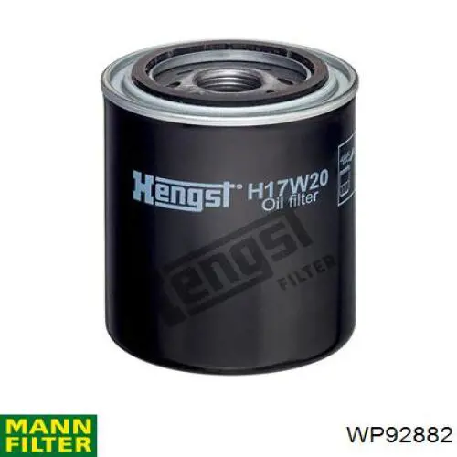 WP92882 Mann-Filter filtro de aceite